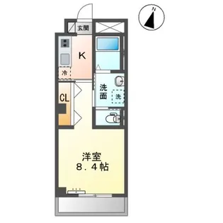 パルフェ【3階】の間取り