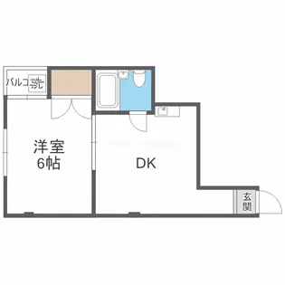ナチュラル遠里小野【4階】の間取り