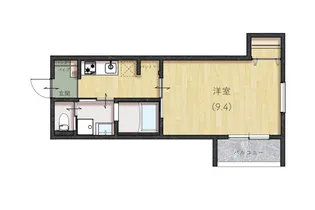 Lien Cort宇品【3階】の間取り