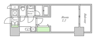 S-RESIDENCE福島Luxe【5階】の間取り