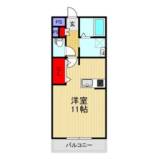 埼玉県戸田市喜沢1【アパート】の間取り