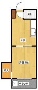 女性専用賃貸 ホープマンション【3階】の間取り