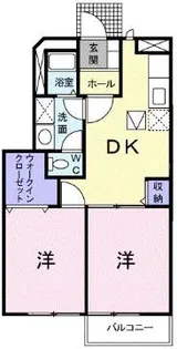 シャングリラE【1階】の間取り