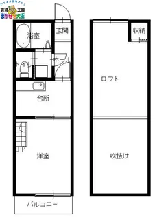 長崎県長崎市千歳町【アパート】の間取り