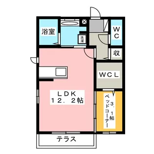 パルティーレ【3階】の間取り