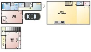 東京都小平市小川西町3【一戸建】の間取り