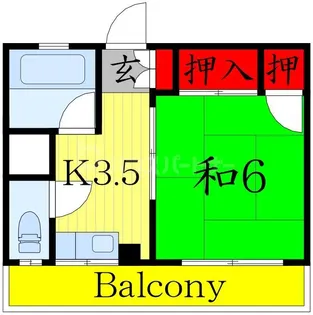 中村ビル【3階】の間取り