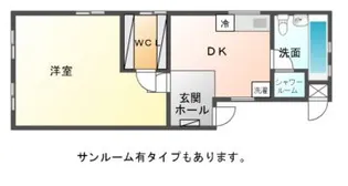 藤ヴァレイII【1階】の間取り