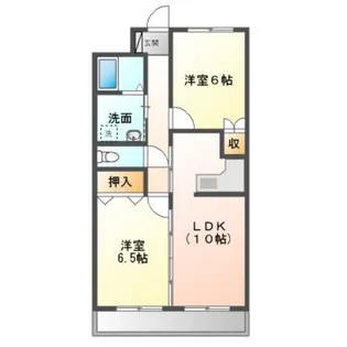 グランシャリオI【3階】の間取り