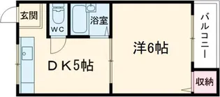 シャンテー天の川【1階】の間取り