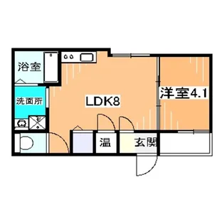 GRANDIR堺【1階】の間取り