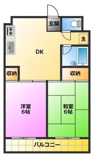 神奈川県川崎市高津区明津【マンション】の間取り