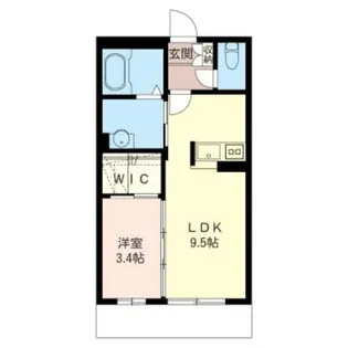 プリミエール【1階】の間取り