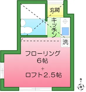 シティハイツ【1階】の間取り