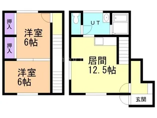 M.S浪館前田【1階】の間取り
