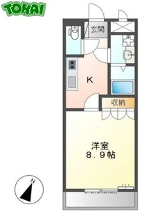 スターリィ・パレスI【2階】の間取り