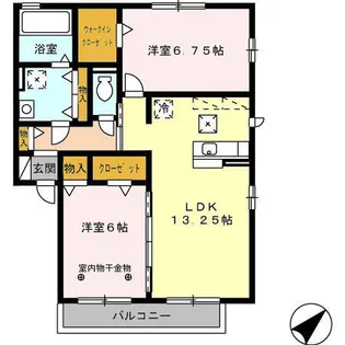 Refino A【1階】の間取り