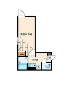 ラル蒲田【1階】の間取り