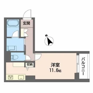 リッシュあけぼの【3階】の間取り