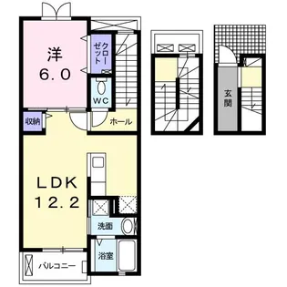 ブライド・マーベラス N【3階】の間取り