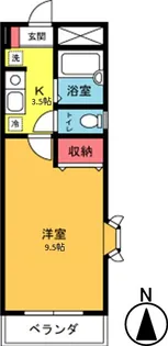 エスポワール松浪【2階】の間取り
