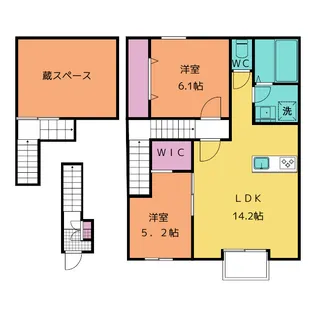 メゾンT・S【2階】の間取り
