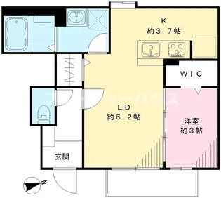 ハルメゾン【1階】の間取り