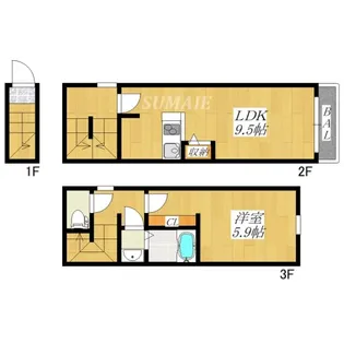 マーレ十条の間取り
