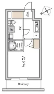 千葉県船橋市東中山2【マンション】の間取り