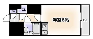 アンヘルム北田辺【5階】の間取り