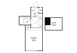 コート東十条【2階】の間取り