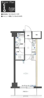 グリフィン横浜・保土ヶ谷駅前【4階】の間取り