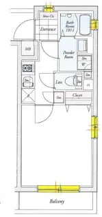 ルネサンスコート三軒茶屋WEST【4階】の間取り