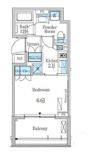 東京都台東区寿4【マンション】の間取り