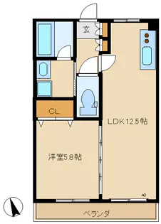 神奈川県横浜市青葉区美しが丘5【マンション】の間取り