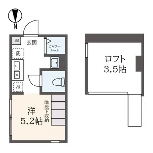 東京都練馬区富士見台3【アパート】の間取り