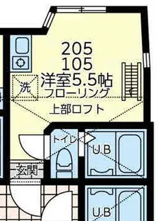 ユナイト戸部リフレクション【2階】の間取り