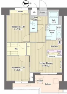東京都豊島区西池袋4【マンション】の間取り