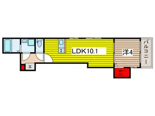 f-cube V【2階】の間取り