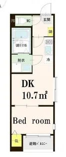 Blue Rise【1階】の間取り