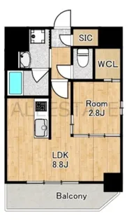大阪府大阪市生野区小路1【マンション】の間取り