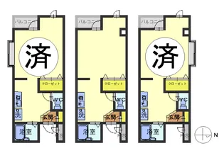神奈川県横浜市港南区上大岡東2【マンション】の間取り