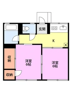 シティハイムメロディ【2階】の間取り