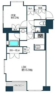 東京都品川区荏原4【マンション】の間取り