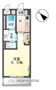 ユニヴァリィ ルークス【2階】の間取り