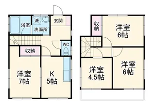 埼玉県川越市大字大袋【一戸建】の間取り
