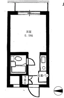 ルーブル池上【2階】の間取り