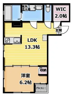 ミヤコウエスト【2階】の間取り