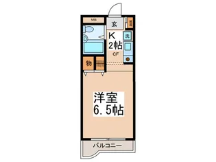 シャトーワシン【3階】の間取り