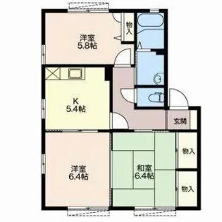 ラコリーナA【1階】の間取り